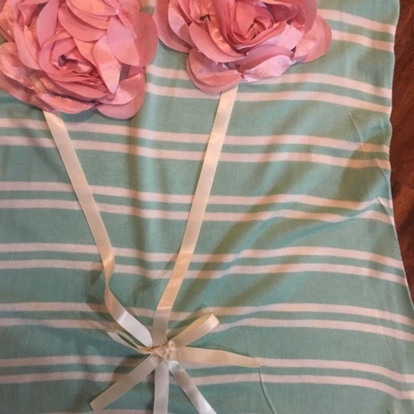 Mia Belle Couture Fringed Teal/Cream Tunic - Picture 4 of 7